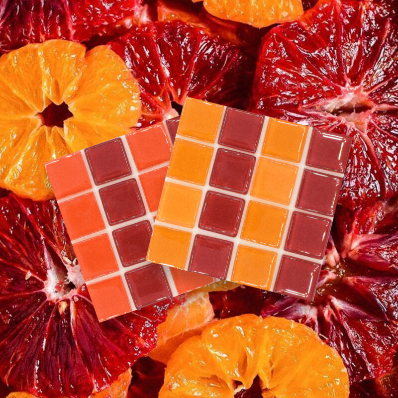 DIY Fliesenuntersetzer Set – Blood Orange