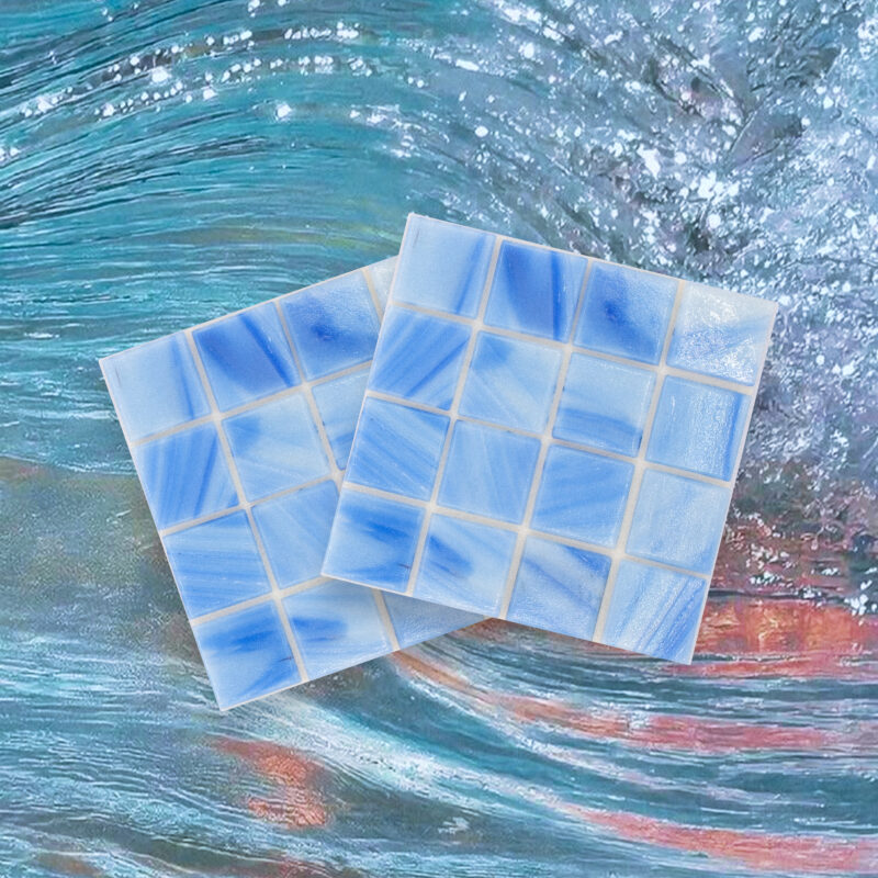 DIY Fliesenuntersetzer Set – Ocean Breeze