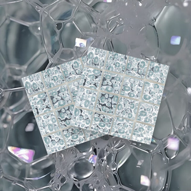 DIY Fliesenuntersetzer Set – Bubbles Special Edition