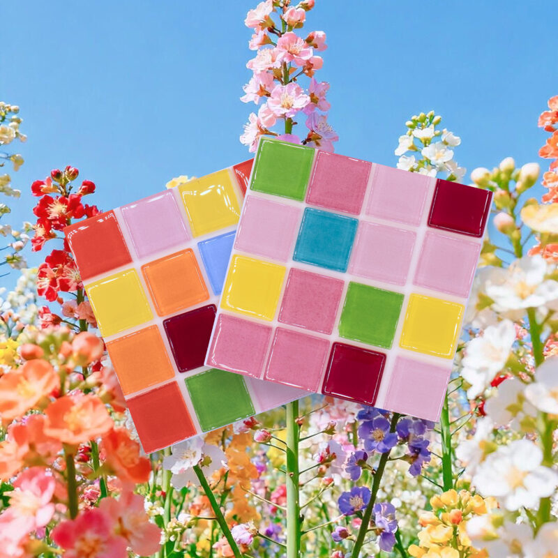 DIY Fliesenuntersetzer Set – Surprise Flower Bouquet