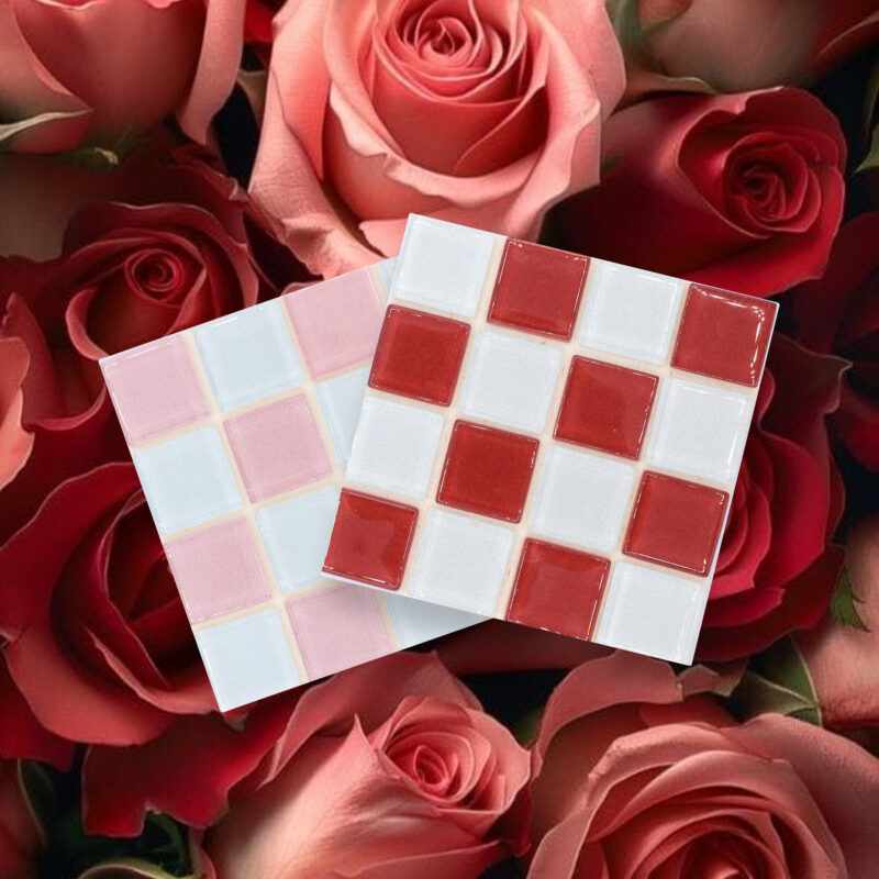 DIY Fliesenuntersetzer Set – Love Letter