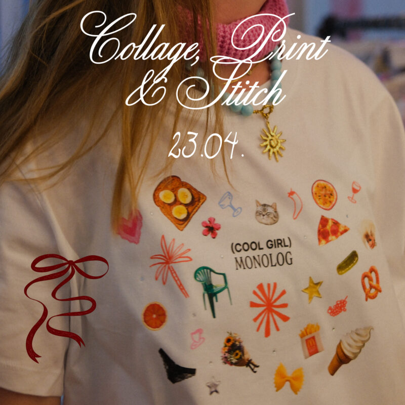 Collage, Print & Stitch - Design Your Dream Shirt – 23.04.
