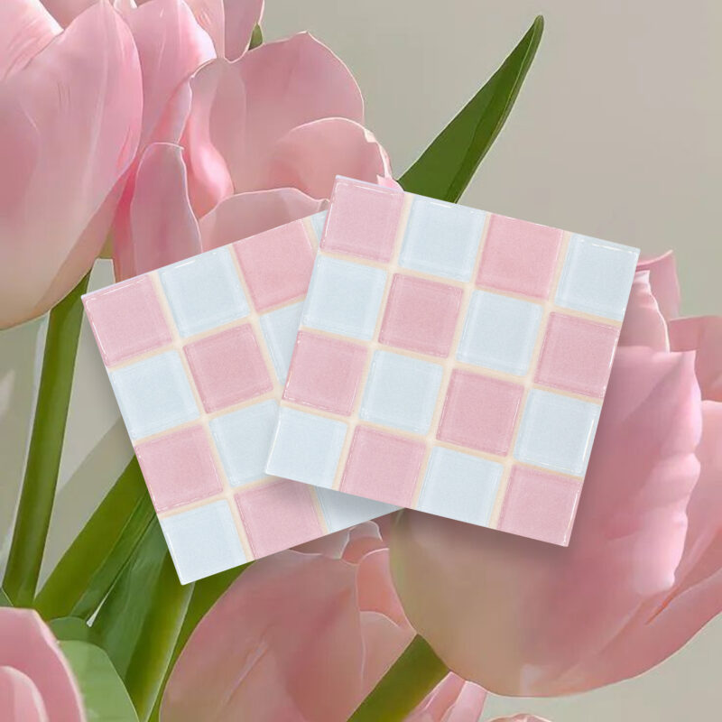 DIY Fliesenuntersetzer Set – Rose Tulip