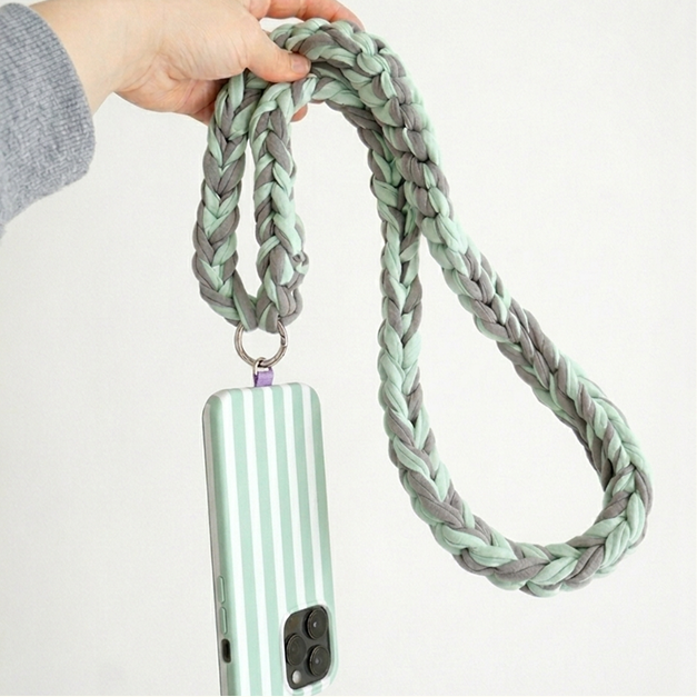 DIY Häkel-Handyketten Set – Pistacchio