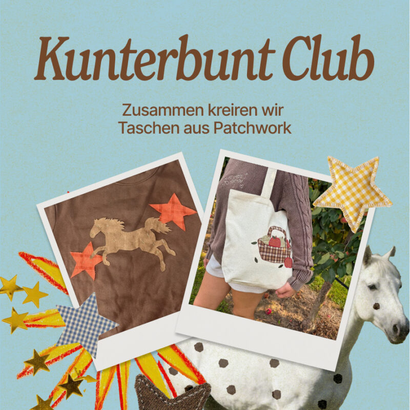 Kunterbunt Club: Create Your Own Patchwork Tote Bag – 19.8.